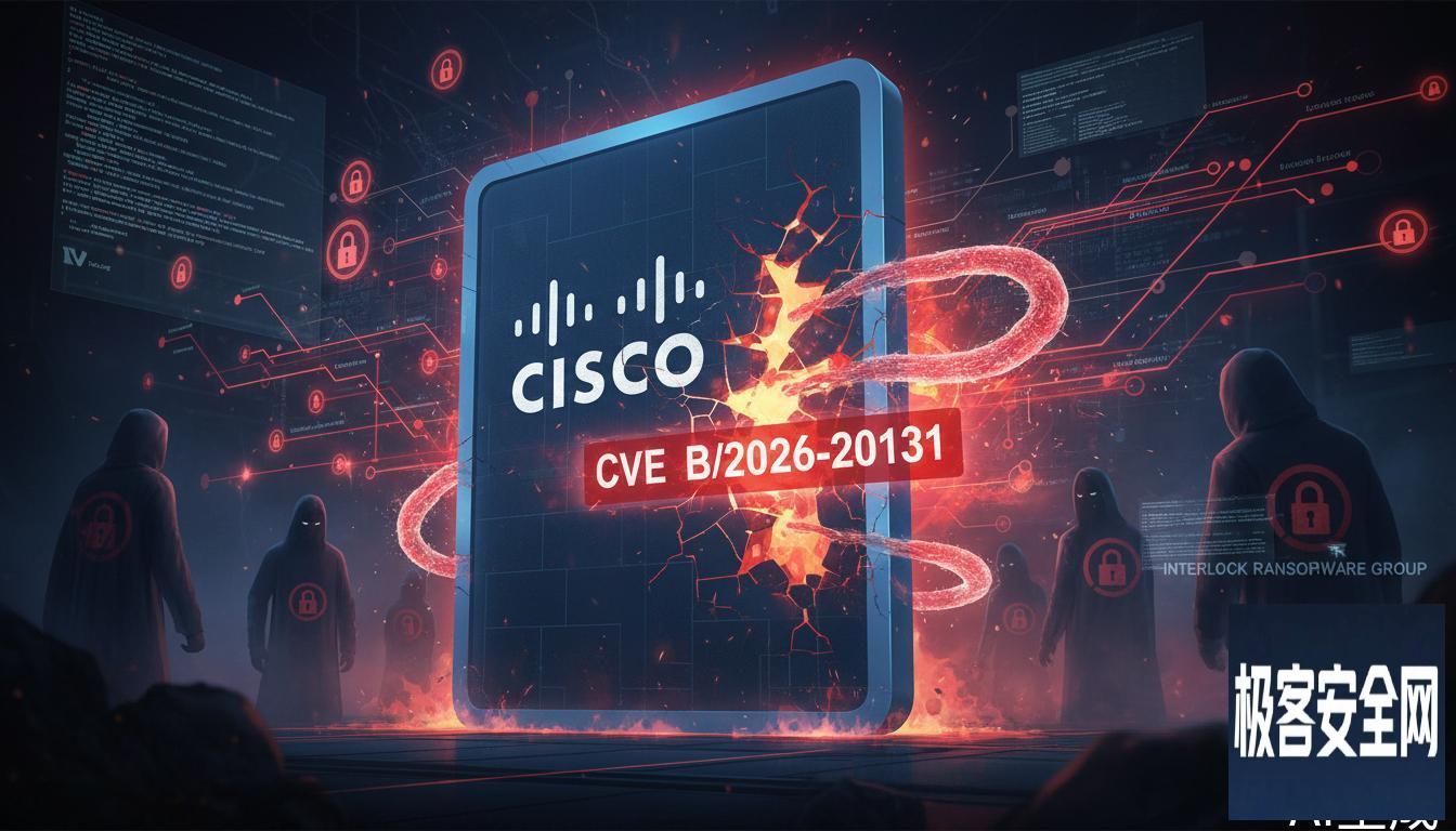 Interlock勒索组织利用Cisco防火墙零日漏洞CVE-2026-20131进行攻击